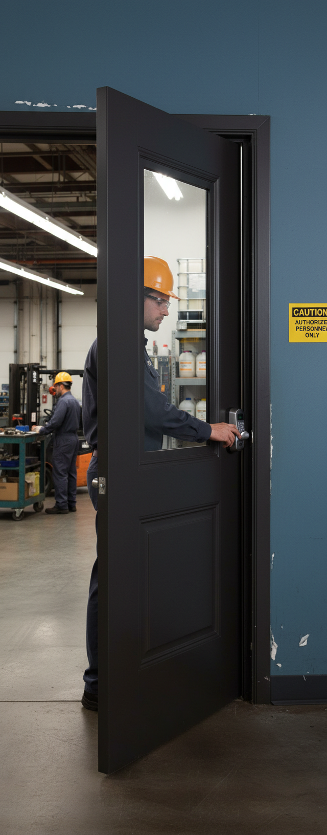 Premium 30-Minute Fire Door with Elegant Two Panel Design and Engineered Construction