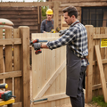 Premium External Solid Pine Unfinished Ledged and Braced Gate - Durable and Long-Lasting Construction