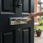 Premium Extra Large Letter Plate for A4 Envelopes - Complete with Fixings for Easy Installation