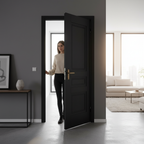 Internal Fully Finished 3 Panel Elegance Door - Jet Black with Lifetime Guarantee for Modern Interiors - Image 2