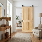 Sliding Internal Clear Pine Door Unfinished 4 Panel Malton Design