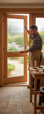 Premium Hardwood External Door with Unglazed Panels and M&T Construction for Enhanced Stability and Performance