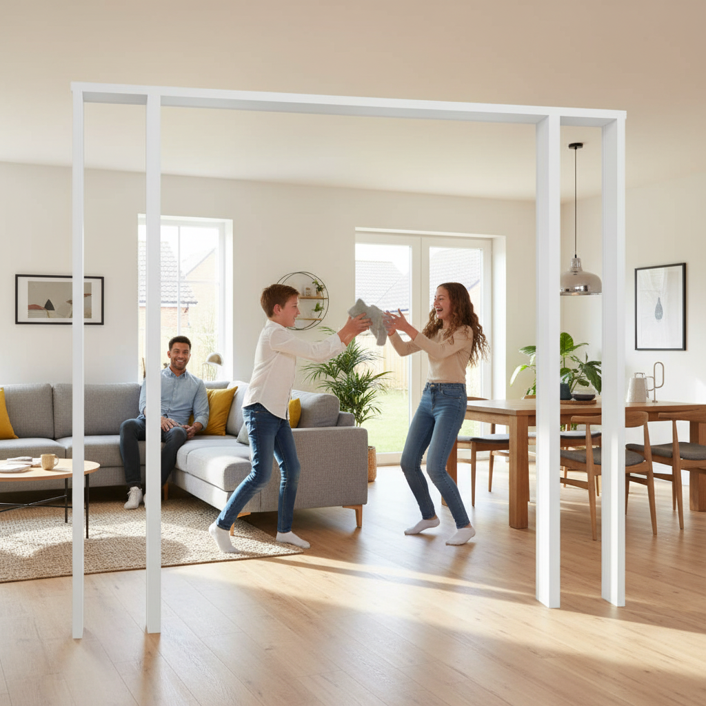 Premium Internal Primed Room Divider Door Frame Kit for Easy Installation and Custom Finishing - Image 2