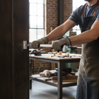 Premium Satin Stainless Steel Mitred Pull Handle 300mm - Modern Design with Elegant Finish for Contemporary Interiors