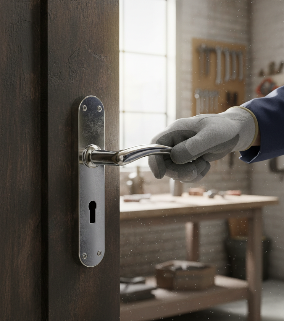 Premium Wing Lever on Backplate - Available in Two Finishes for Versatile Applications