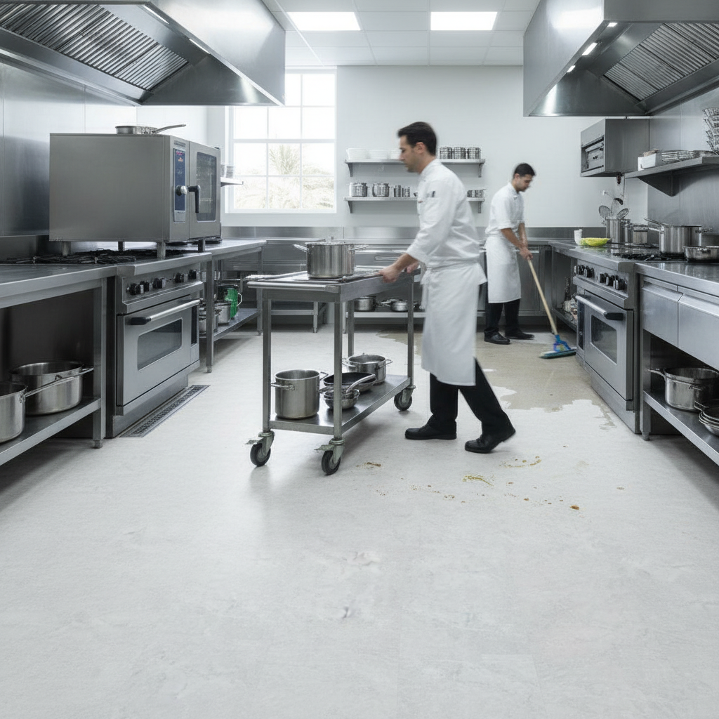 Premium 5mm Rigid Core Vinyl Flooring - Waterproof, Easy Installation, and Built-in Underlay for Luxurious Stone Effect