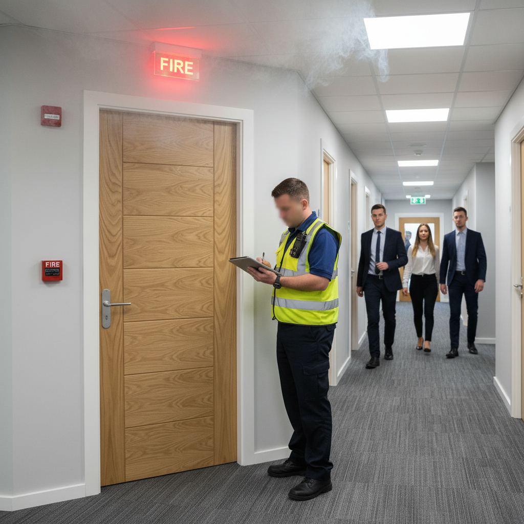 Premium Made-to-Measure FD30 Fire Door with Real Oak Veneer for Enhanced Home Safety and Style - Image 2