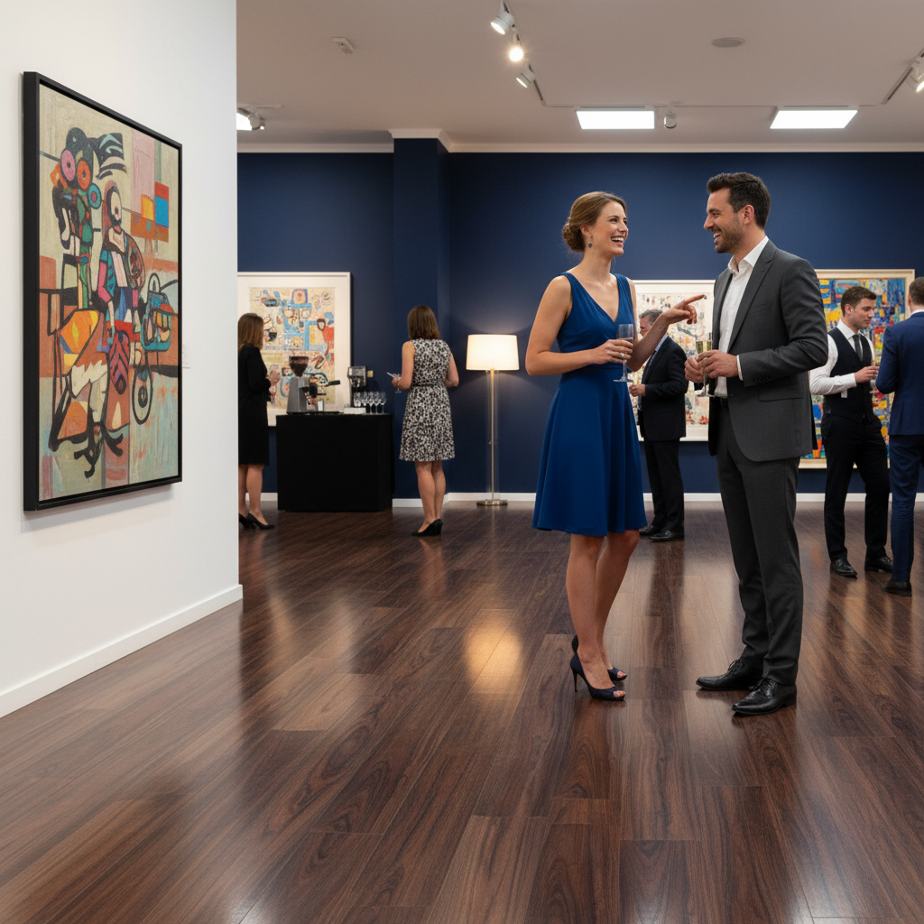 Premium 8mm High Gloss Laminate Flooring with Waterproof Surface and 5G Click Fitting System