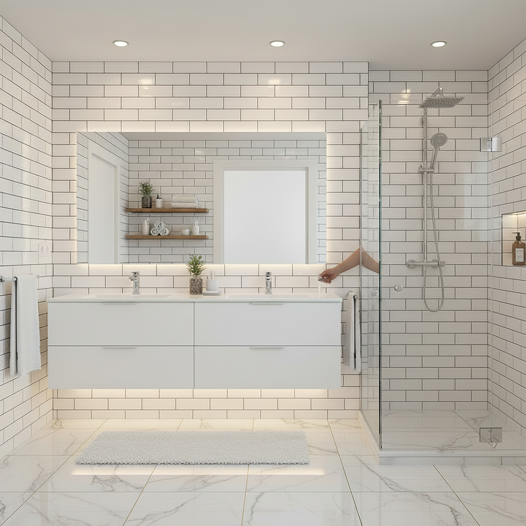 PVC Gloss Waterproof Wall Panelling - Durable, Mould-Resistant for High-Moisture Environments - Image 2