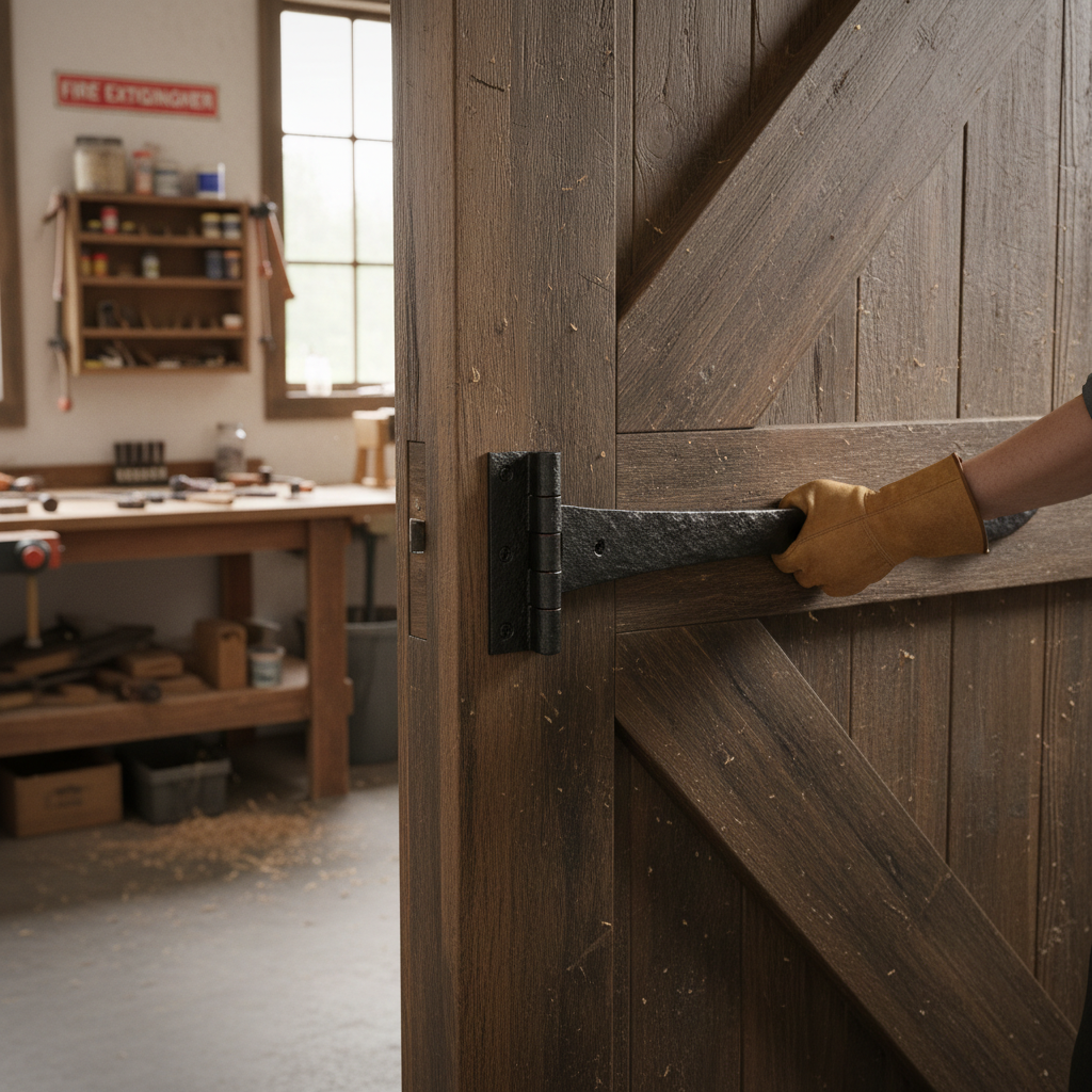 Premium Antique Black External Tee Hinge for Traditional Aesthetic and Durability