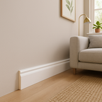 White Decorative Coving 2.4m Length, 14mm x 67mm Size