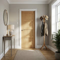 Internal Oak Shaker 4 Panel Door Unfinished Solid Engineered Core