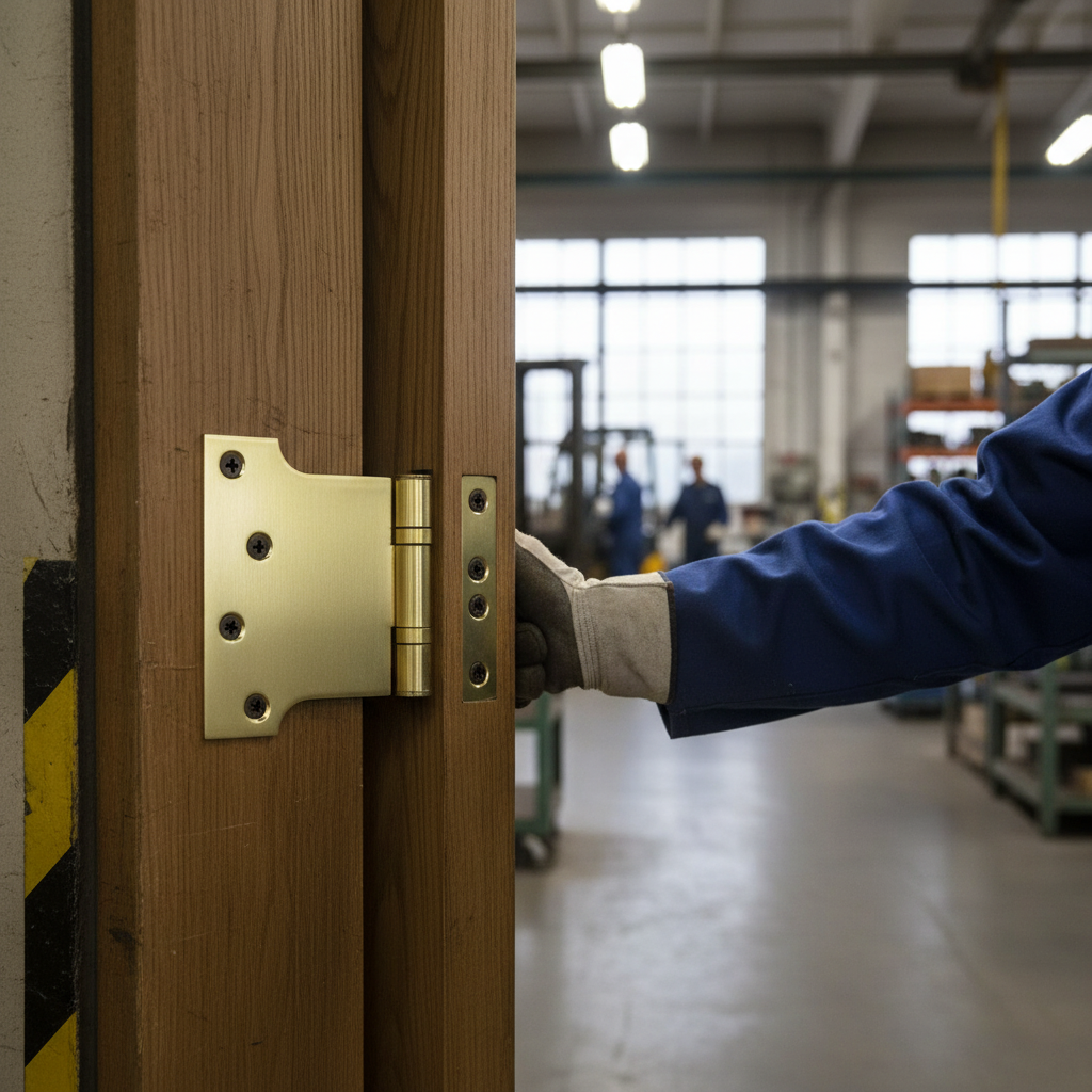 Premium 102mm Ball Bearing Hinge - Elegant Satin Brass Finish for Smooth Operation