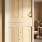 Made-to-Measure Internal Solid Unfinished Scandinavian Pine Stable Door - detail view