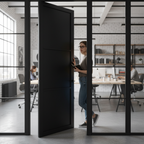 Premium Fully Finished Internal Studio Door with 3 Panels and 6mm Trimming Allowance for Modern Interiors