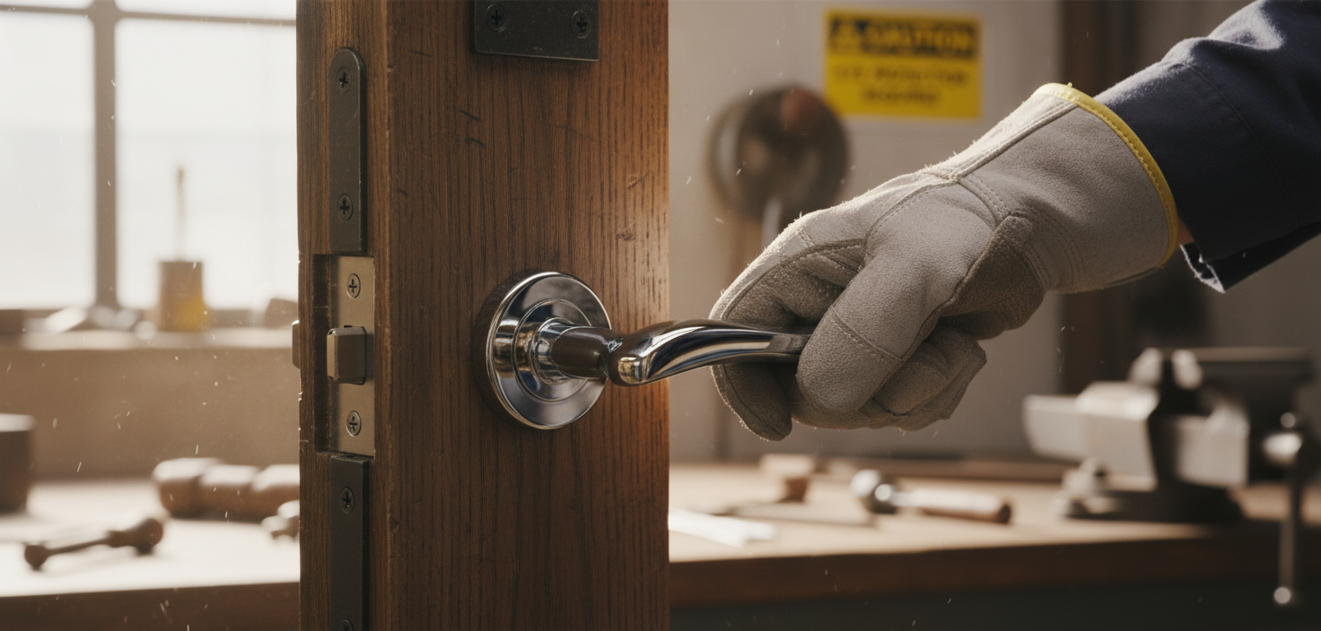 Premium Lever on Rose with Polished Chrome Finish - Fire Rated and 10-Year Guarantee for Domestic and Commercial Use