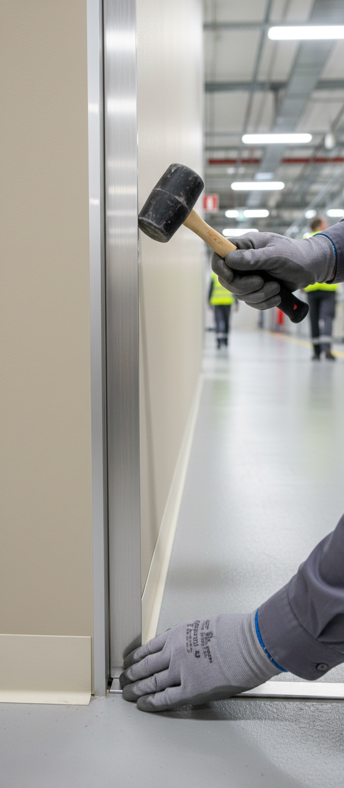 Premium High Gloss Internal Door in Beige - Custom Made Sizes for Elegant Homes - High-Quality Professional Grade for Industrial and Commercial App...