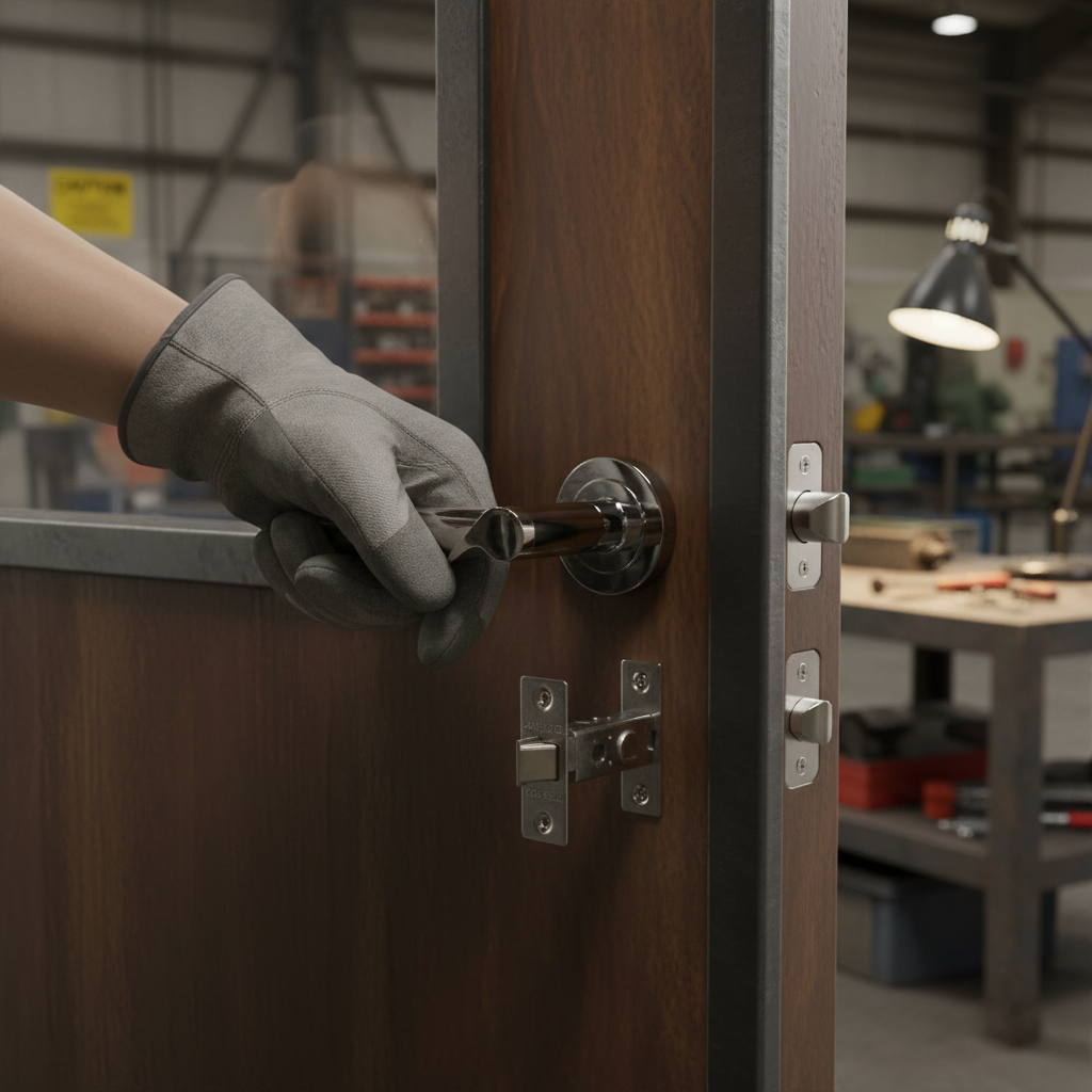 Premium Fire Rated Lever Handle Set with Round Rose Design - Black Nickel and Polished Chrome Finish for Internal Doors