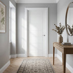 FD30 Fire Door Internal White Primed Finish Solid Engineered Timber Core
