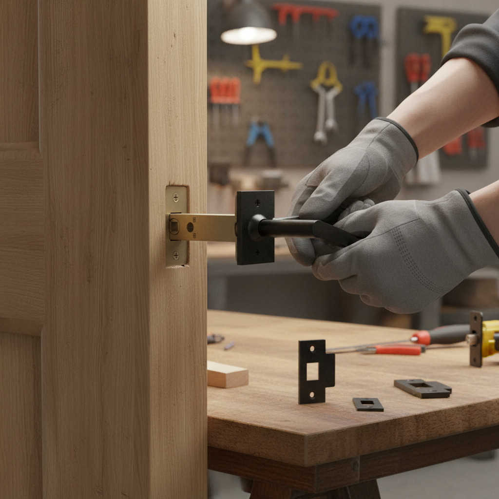 Professional 100mm CE13 Fire Rated Bolt Through Tubular Latch - Matt Black Finish for Enhanced Safety and Aesthetics