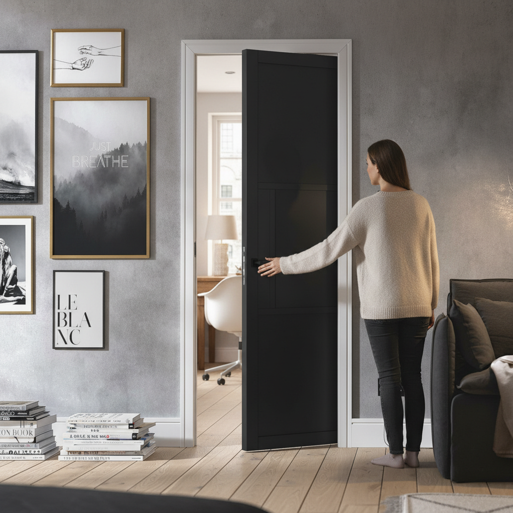 Premium 3 Panel Pocket Door System with Galvanised Steel Frame and Adjustable Features for Seamless Installation