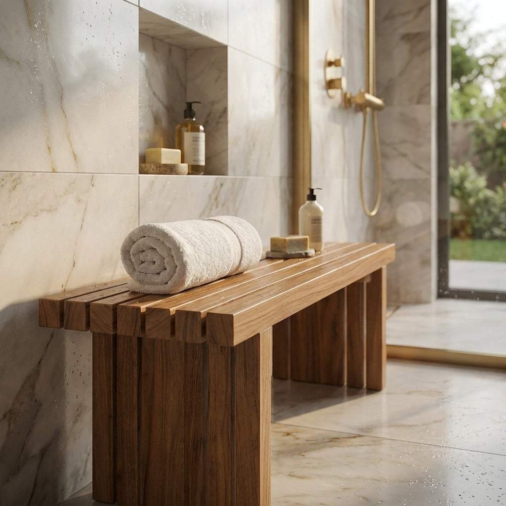 PVC Gloss Shower Wall Panel River Marble 2400x1000mm Fully Waterproof - detail view