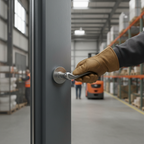 Premium Stylish Lever on Round Rose - Perfect Finishing Touch for Any Door - High-Quality Professional Grade for Industrial and Commercial Applicat...