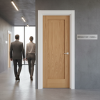 Premium Made-to-Measure FD30 Fire Door with Real Oak Veneer and 30 Minutes Fire Resistance - Image 2