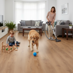 Premium 8mm Laminate Flooring with Water-Resistant Surface for Durable Home and Business Use