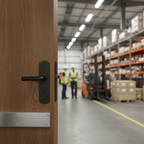 Premium 102mm (4") Fire Rated Ball Bearing Hinge Pair in Matt Black Finish for Durable Door Hardware