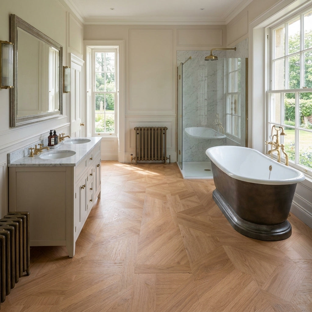 Water-Resistant 8mm Oak Milano Laminate Flooring