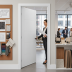 Premium Internal White Primed Vancouver 5 Panel Door with Solid Engineered Construction and Contemporary Design