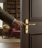 Premium Lever Handle on Backplate with Bathroom Turn and Keyhole Option for Enhanced Security and Convenience