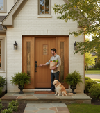 Premium Grand Entrance Doorset with Solid Engineered Construction and Insulated Triple Glazed Panels