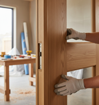 Premium Internal Oak Unfinished Door Pair Maker for 78" and 80.25" High Doors with Engineered Construction