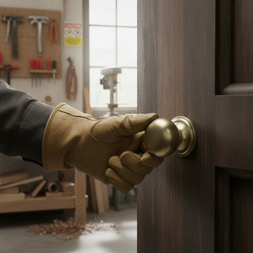 Premium Round Mushroom Mortice Door Knob - 58mm Antique Brass Finish for Traditional Style Doors