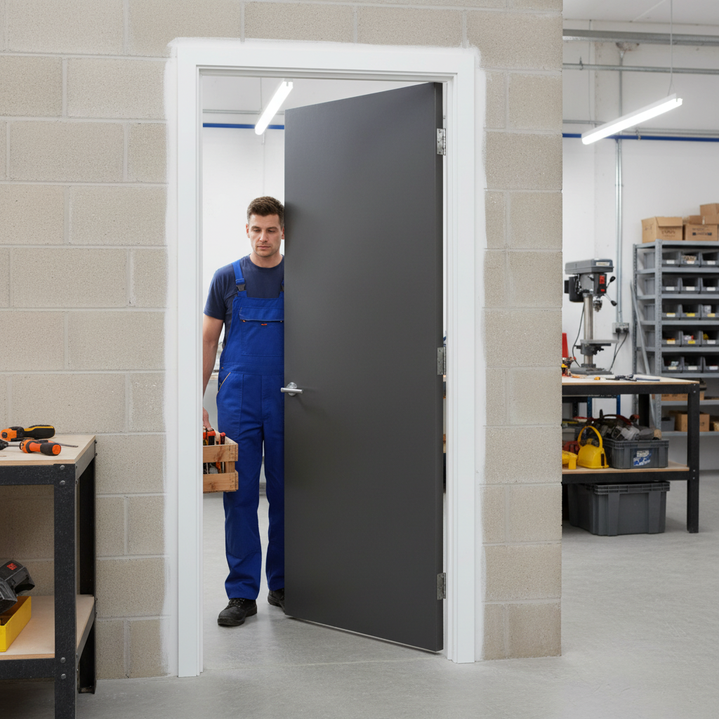 White Primed Door Lining Set with Double Coat Finish and Complete Accessories for Easy Installation - Image 2