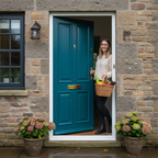 Premium Custom Made Victorian External Door in Solid Hardwood with RAL Colour Options and 10-Year Warranty