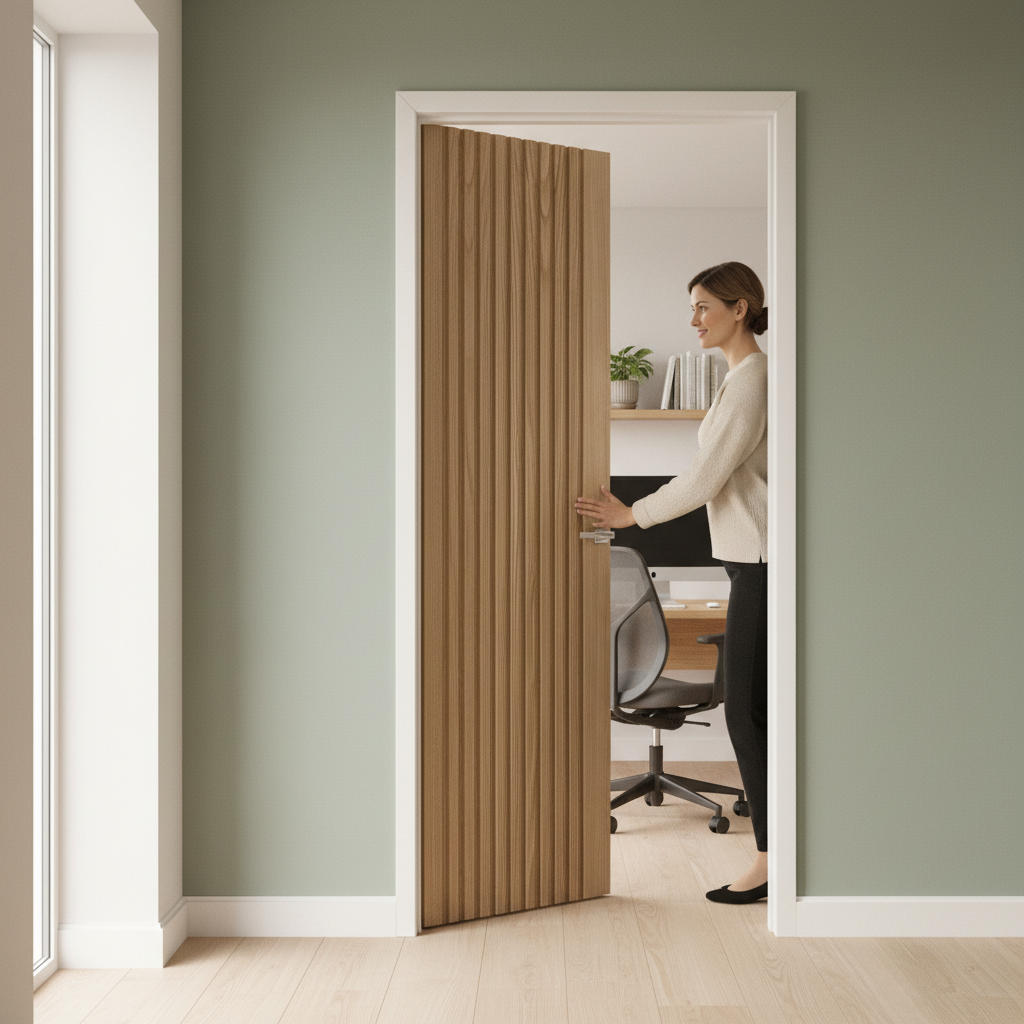 Fully Finished Internal Miami Poplar Door with Solid Engineered Core, Ready for Installation and Lifetime Guarantee - Image 2