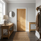 Internal Oak FD30 Fire Door Fully Finished Made-to-Measure Victorian