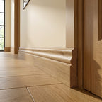 Oak Fully Finished Grooved Ogee Skirting Board 2400x125x18mm