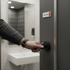 Premium Designer Round WC Turn and Release in Matt Black Finish with Durable Ecotech Coating - Image 2
