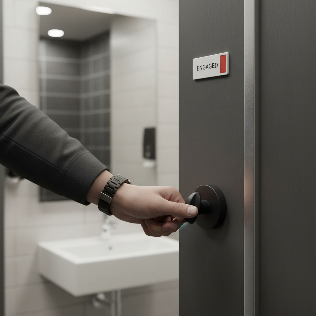 Premium Designer Round WC Turn and Release in Matt Black Finish with Durable Ecotech Coating - Image 2