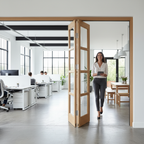 Premium Custom Made Oak Glazed Bifold Doors with Bevelled Edges and Multiple Glazing Options