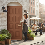 Premium Custom Made External Door in Solid Merbau Hardwood with RAL Colour Options and 10-Year Warranty