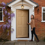 Premium Unfinished Oak External Door with 6 Panels - Ready to Paint or Stain for Customization - Image 2