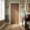 Internal Oak FD30 Fire Door, Unfinished, Parma 5 Panel Design