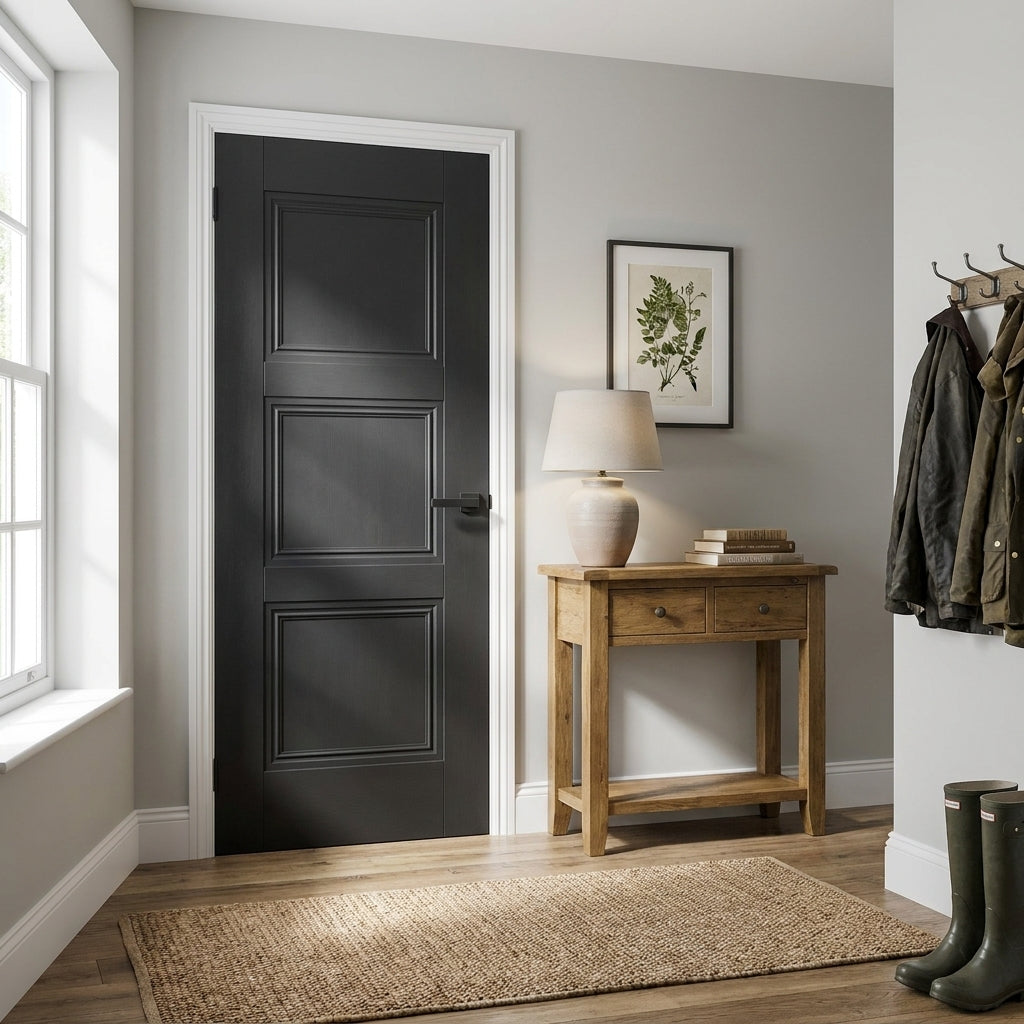 Black Internal Made-to-Measure Fully Finished Elegance Ripley Door