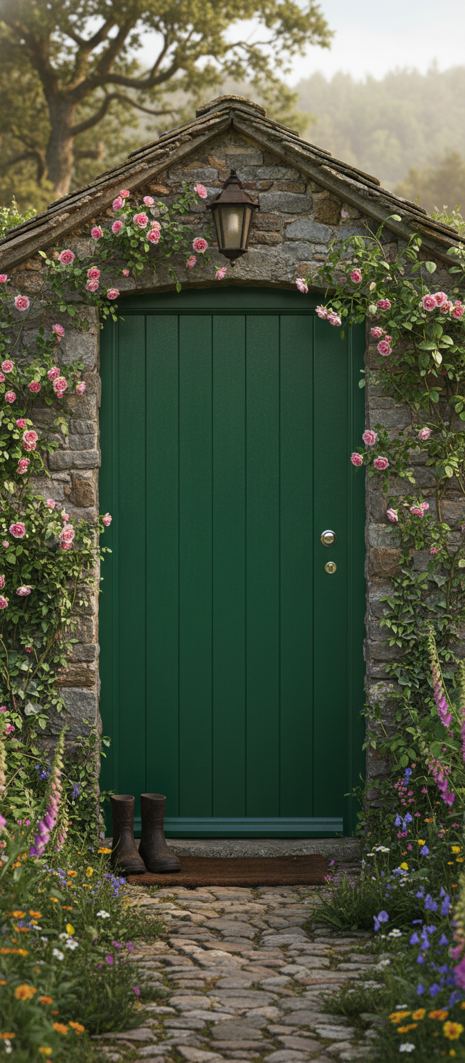 Premium Custom Made Cottage Style 7 Panel External Door with Solid Merbau Hardwood and RAL Colour Options