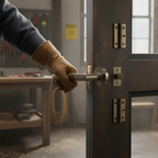 Premium Door Handle Pack with Antique Brass Finish - Elegant Lever Design, 10mm Depth, and 10-Year Guarantee